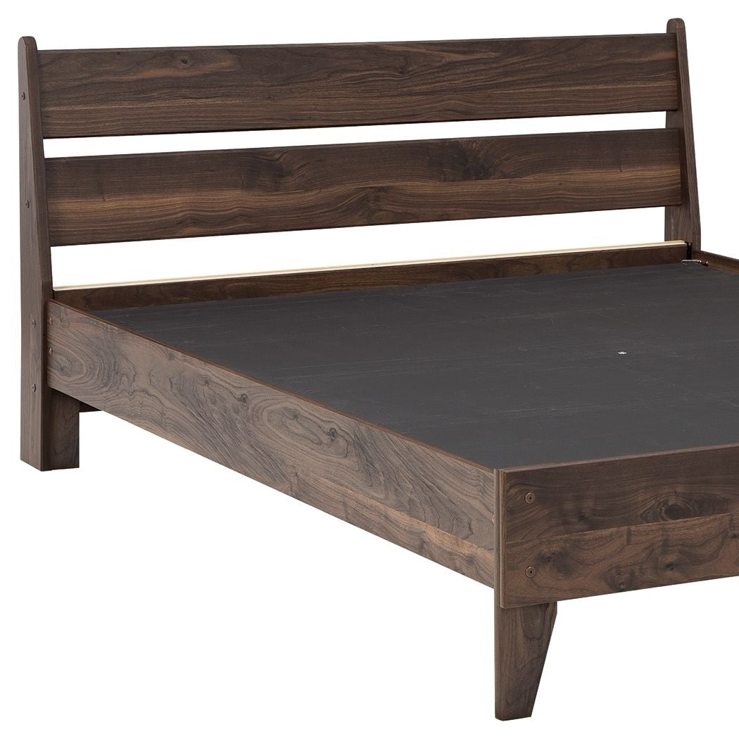 Solid Wood Platform Bed Set with Mattress and Mattress Cover