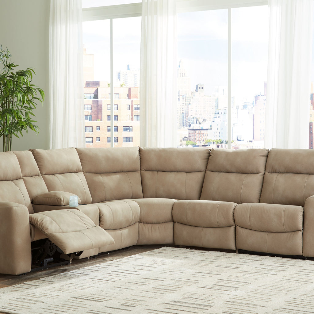 Power Reclining Sectional Sofa with Adjustable Headrests
