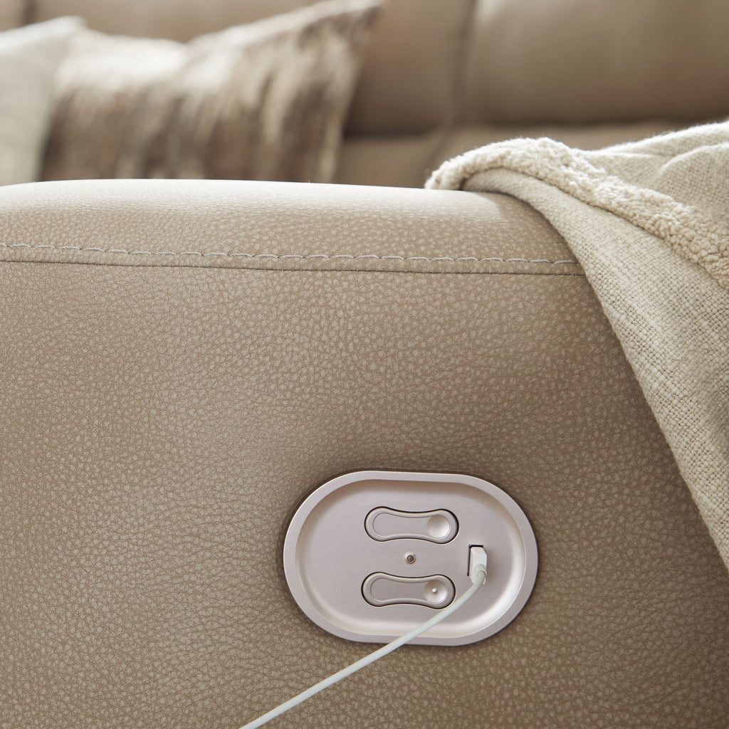 Power Reclining Sectional Sofa with Adjustable Headrests