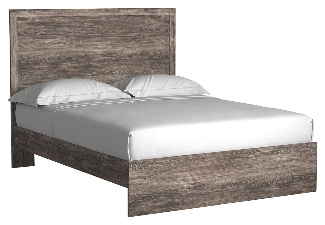 Complete Rustic Wood Gas‑Lift Storage Bed Set with Mattress & Mattress Cover